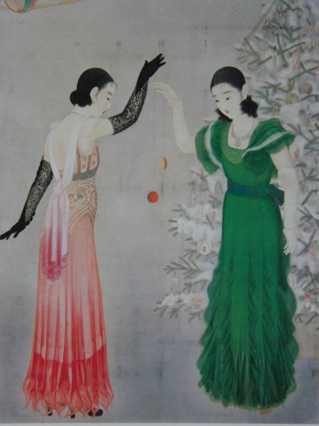 Сюн Чика Эномото, Агеги, владелец, Красивая женщина рисует, Роскошная арт-книга большого размера., роскошная рама, рисование, картина маслом, портрет