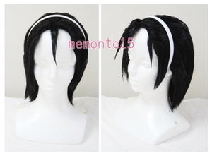  black black heat-resisting wig weak insect pedal higashi ... costume play clothes set settled weak peda higashi ... cosplay 