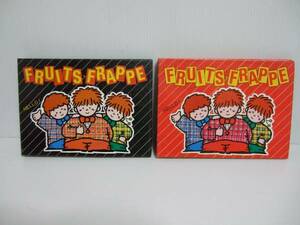 新品　fruits frappe　clean ace shinsenbado サイン帳　2点