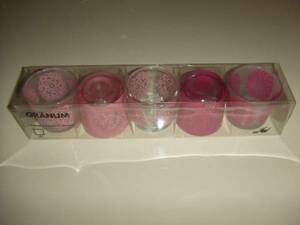IKEA* candle holder * pink series *5 piece set * new goods 