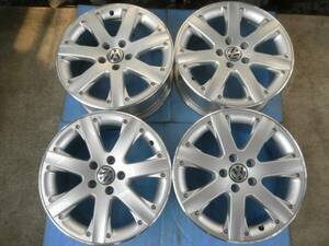 B3275 VW純正 BBS 17×7.5J OFF47 5穴/112 アルミホイール 中古 4本 ♪ パサート 3CAXX フォルクスワーゲン Passat