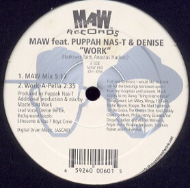 ⑧12) MAW feat. PUPPAH NAS-T&DENISE / WORK