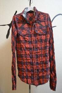 LGBルグランブルー チェックシャツG ♀1 shirt l.g.b. 00s archive vintage 14th addiction goa kmrii ifsixwasnine