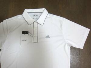 ◇新品　アディダス　adidas　半袖ポロ　ホワイト　ＸＯ◇