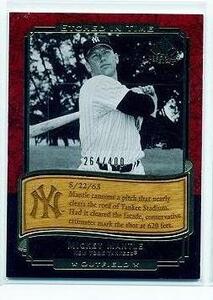 03 SP Legendary Cuts Etched in Time Mickey Mantle 264/400