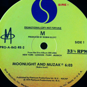 USプロモ 12' M / MOONLIGHT AND MUZAK