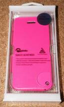 ★新品★Pinlo Slice Leather iPhone5/5s/SE レザーケース Pink_画像1