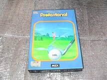 ◆即決◆MSX HOLE IN ONE PROFESSIONAL(箱説あり)(HAL)_画像1