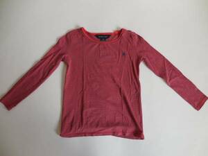 USED Ralph Lauren* Ralph Lauren * child clothes border long sleeve T