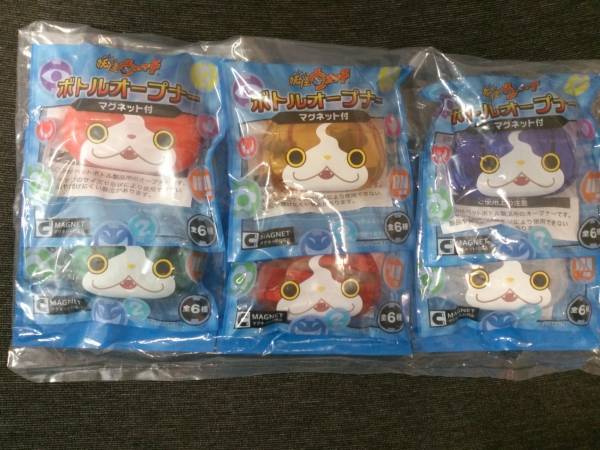 最終値下げ 妖怪ウォッチ ボトルオープナー 全6種セット ジバニャン マグネット 非売品 レア