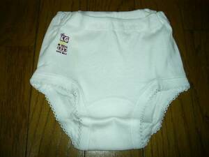  woman . girl shorts Gunze KG white 100cm unused Showa era thing think .. weak ...