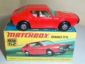  Matchbox N62 RENAULT 17TL( в коробке )