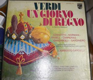 LP-BOX VERDI『UN GIORNO DI REGNO-GARDELLI』(LP３枚組)