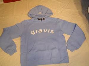 |o_o|女性gravisグラビスパーカp/oＭスカイブルー新品