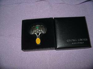  George Jensen 2008 worn te-ji brooch new goods unused 