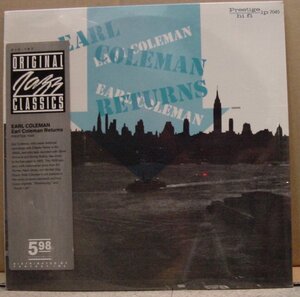 アール・コールマン/Earl Coleman Returns(LP,US盤,新品)