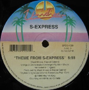 $ S-Express / Theme From S-Express (SPEC-1528) Bohannon / Let's Start The Dance (Remix 91) A面 懐かしい曲 新品 シールド Y7+2 