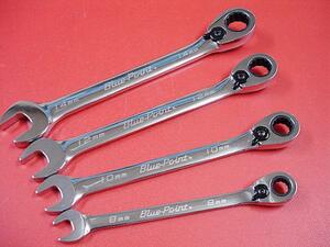  immediate bid $ Snap-on *Blue-Pointla che ting/ wrench / combination (8-14mm)4PCS