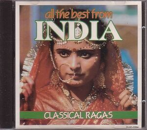 インド音楽 CD／All the Best from INDIA : Classical Ragas
