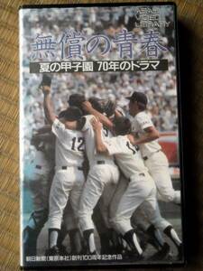 ビデオVHS レンタル落ち 無償の青春 夏の甲子園70年のドラマ