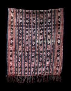 インドネシア・NTT州サヴ島のイカット手紡ぎ自然色布(B)