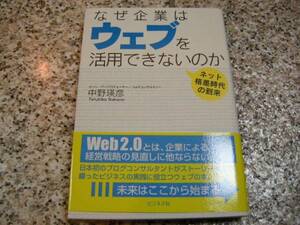 美本【なぜ企業はウェブを活用できないのか】中野瑛彦