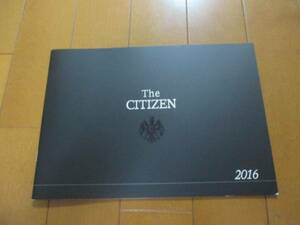 9020カタログ*シチズン*The　ＣＩＴＩＺＥＮシチズン2016発行29P