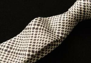 SALE*[TI1134]joru geo Armani Brown beige group necktie wool made new goods 