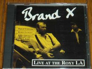 ★Brand X/Live At The Roxy LA 輸入盤1979年録音★Zok Records ZCDBX010 1995年発売