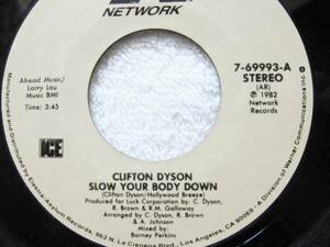 clifton dyson/slow your body down/ＣＤ~ＬＰ５点以上送料無料