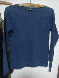 1507FRANCE France made Le Minor Leminor plain bus k shirt long sleeve cut and sewn T-shirt 