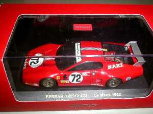 ixo 1/43 Ferrari フェラーリBB512 NO72 ルマン 1982