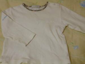 ★ Burberry ★ Simple Long -sleeved T -Fork 80cm ★