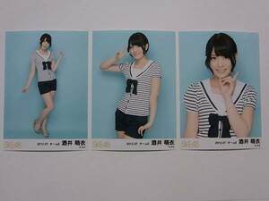 コンプ3種★SKE48 酒井萌衣 2012.7月 月別ランダム生写真★