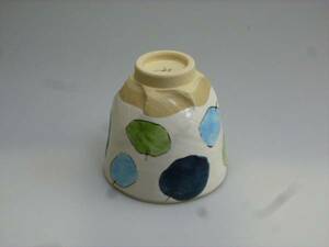 Art hand Auction ★Arita ware★Nice teacup★Pom★Blue★New item★Hand-painted, tea utensils, teacup, Single item