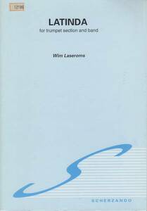 吹奏楽楽譜/W.ラセロムズ:ラティンダ/トランペット&バンド/貴重