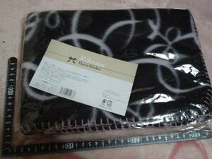  super wonderful *libo-na* fleece * blanket * black * remainder 1