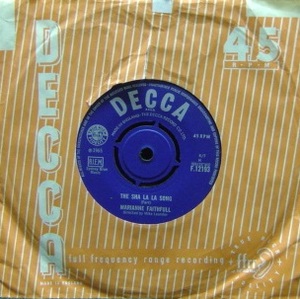 ★特選★MARIANNE FAITHFULL/SUMMER NIGHTS'1965UK DECCA 7INCH