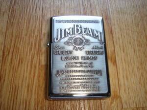 【新品未使用】　Zippo ジッポー ”JIM BEAM ”　ラベルデザイン