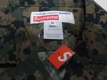 SUPREME x COMME des GARCONS SHIRT Loop Collar Shirt XS OLIVE_画像2