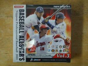 【Konami 2011 vol.3 Baseballl AllStars】未開封BOX●即決有●