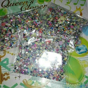  new goods free shipping rhinestone deco pearl nails enough!3.