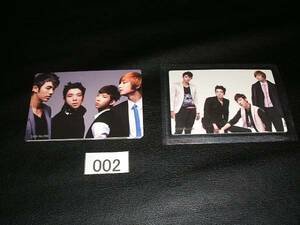 ..*K-POP card 002*[2AM] 2 kind set * Lotte limitation 