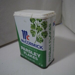 ビンテージ スパイス缶 McCORMICK PARSLEY kd260