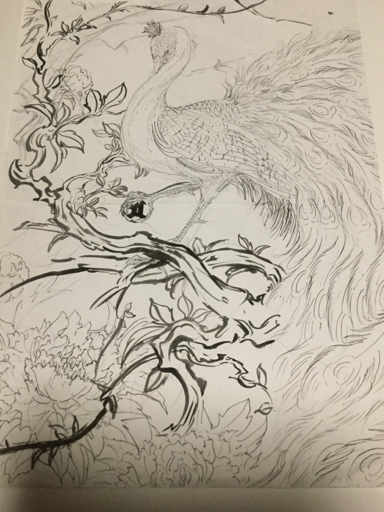 2025年最新】Yahoo!オークション -孔雀(水墨画)の中古品・新品