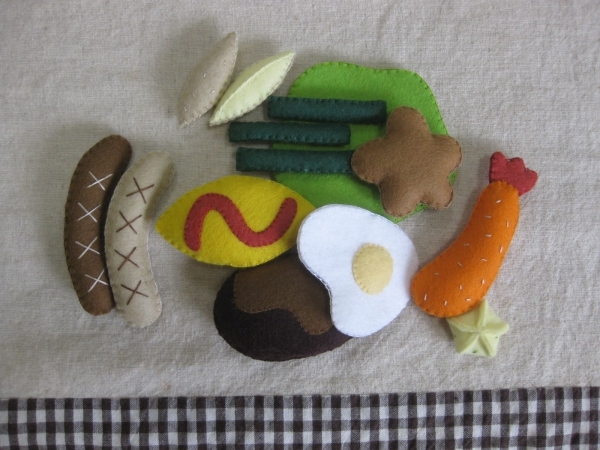 おこさまランチ ハンドメイド フェルト ままごと