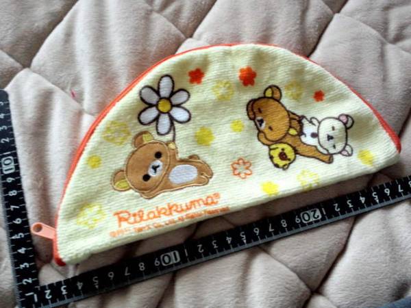 非売品☆リラックマちゃん☆タオル地☆ミニポーチ☆残1