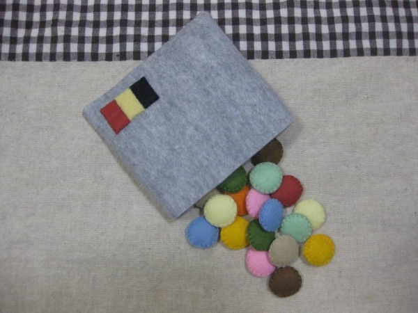 マーブルチョコレート ハンドメイド フェルト ままごと