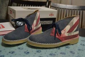 クラークス Clarks ORIGINALS デザートブーツ DESERT BOOT ユニオンジャック サイズ23.5 未着用