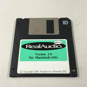 中古品 RealAudio player Version2.0 for Macintosh 現状品
